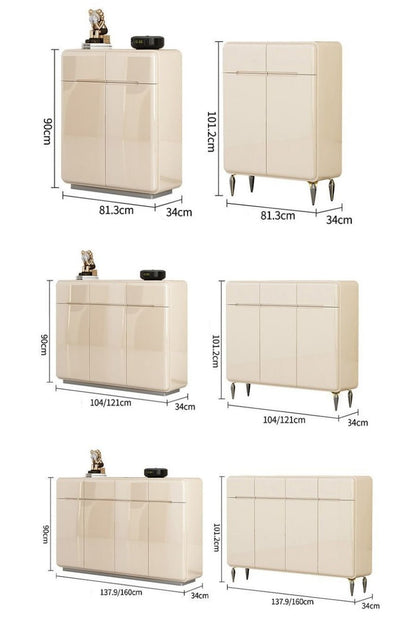 SC38 White Shoe Cabinet