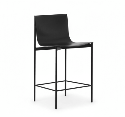 Set of Two Alto Modern High-Back Bar Stools