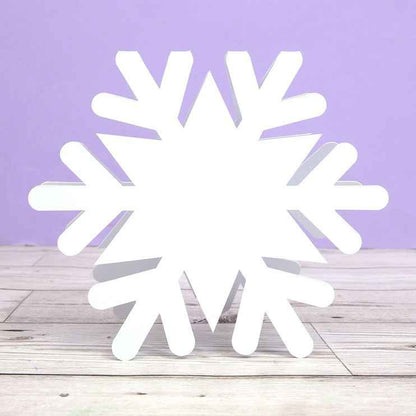 Luxury Shaped Card Blanks & Envelopes - Snowflake
