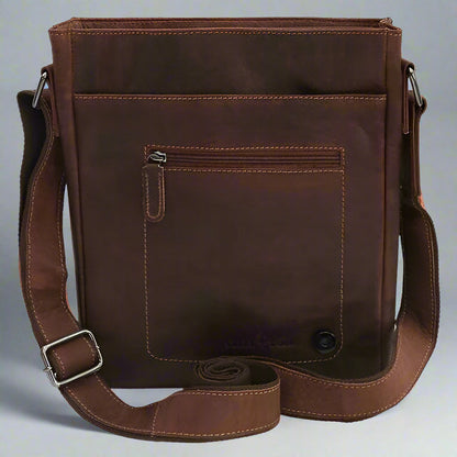 Greenwood Leather Messenger Bag