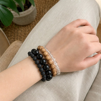 Shungite Bracelet Round - 12mm