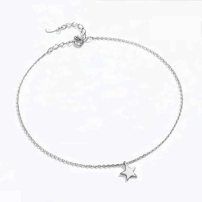 The Celestial 925 Sterling Silver Star Anklet