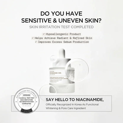 SKIN1004 Madagascar Centella Niacinamide 10 Boosting Shot Ampoule 30ml
