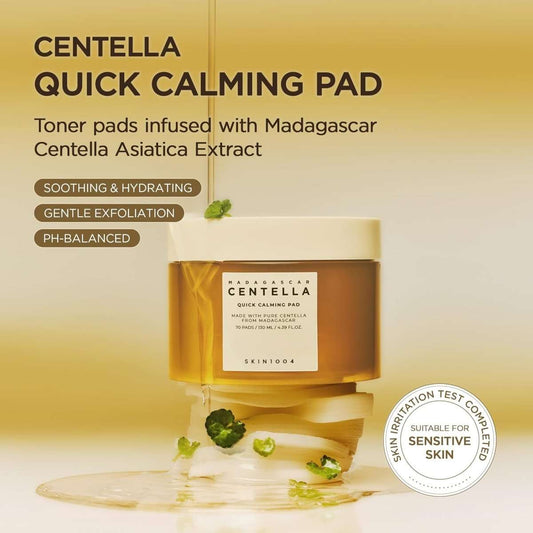 SKIN1004 Madagascar Centella Quick Calming Pad 130ml / 70pads