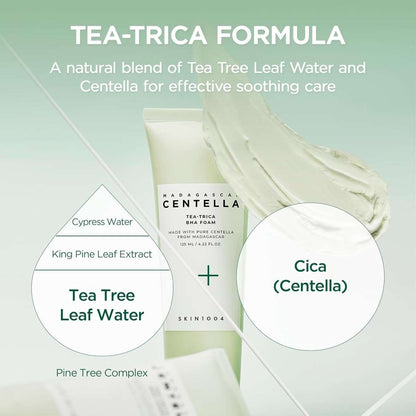 SKIN1004 Madagascar Centella Tea-Trica BHA Foam 125ml