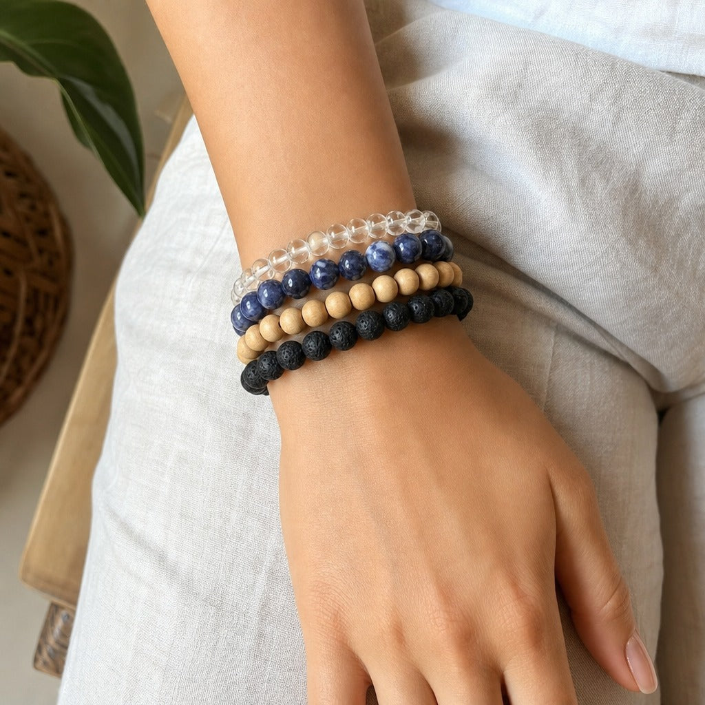 Sodalite E Round Bracelet - 8mm