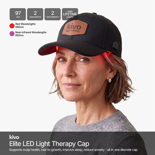 Kivo Elite LED Red Light Therapy Cap