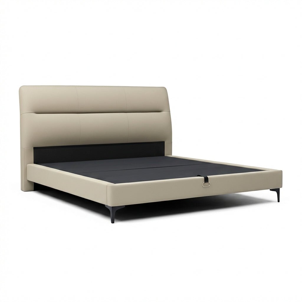 Haven Premium Faux Leather Platform Bed