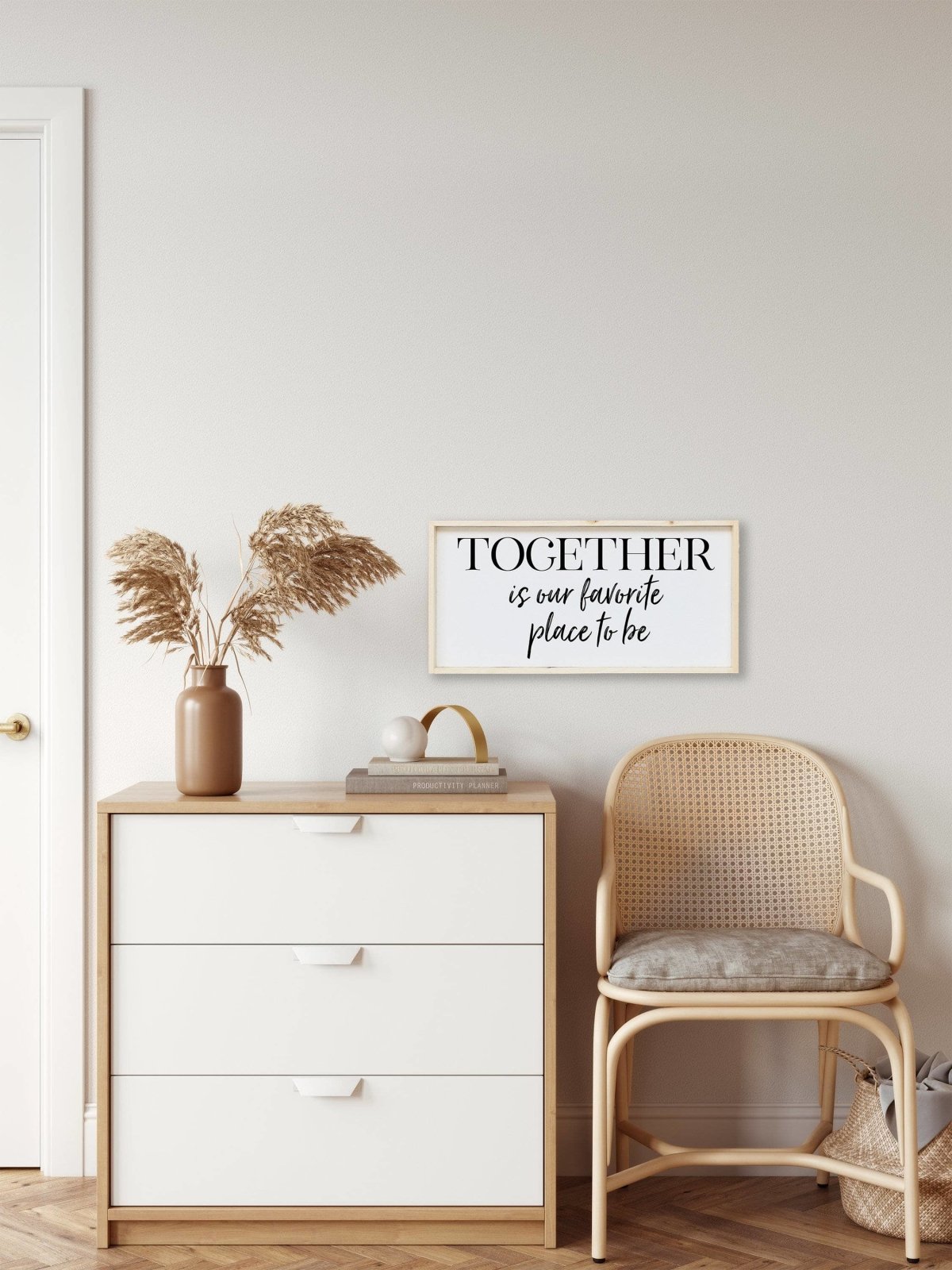 Together Is Our Favorite Place To Be Wood Sign - AURABAGS SHOP