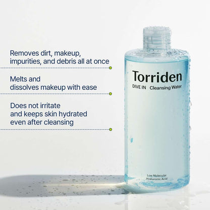 Torriden Dive-In Low Molecular Hyaluronic Acid Cleansing Water 400ml