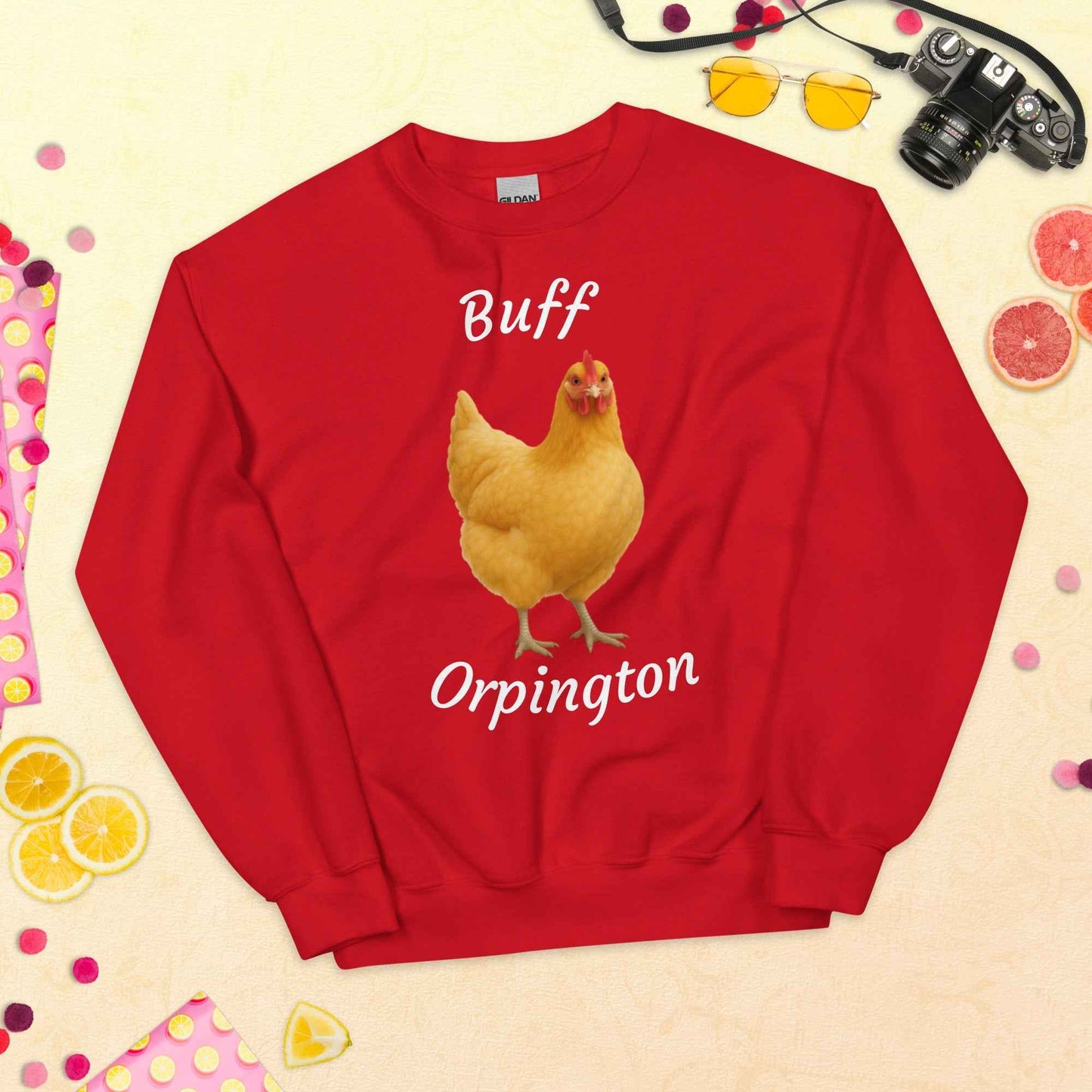 Buff Orpington Words Unisex Sweatshirt