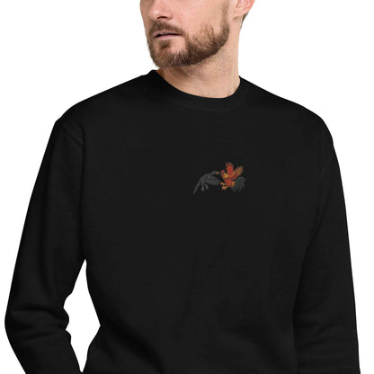 Chickasaurous Battle Unisex Premium Sweatshirt