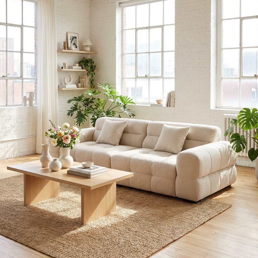 Vancouver Frosted Stoffsofa