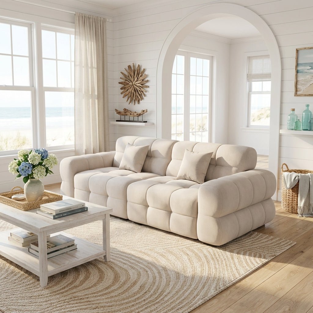 Vancouver Frosted Stoffsofa