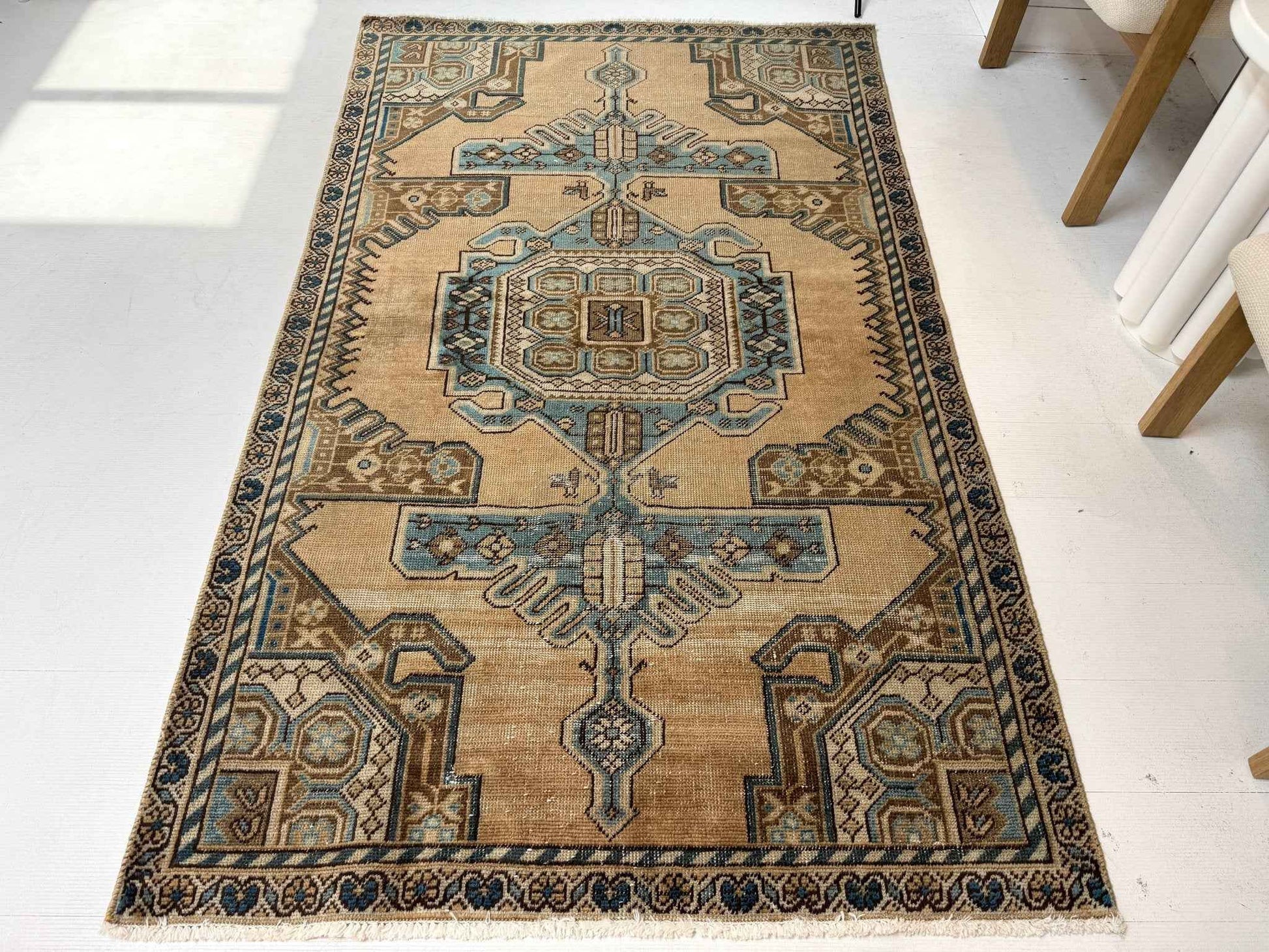 Vintage Hamadan Rug | 3' 11" x 6' 7"